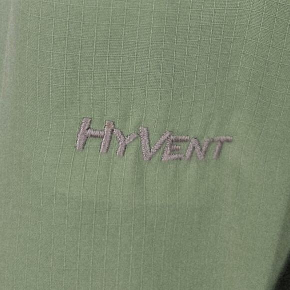 The North Face Pistachio Green Soft Shell Rain Parka HyVent Jacket Mens L 3799 - Picture 8 of 11